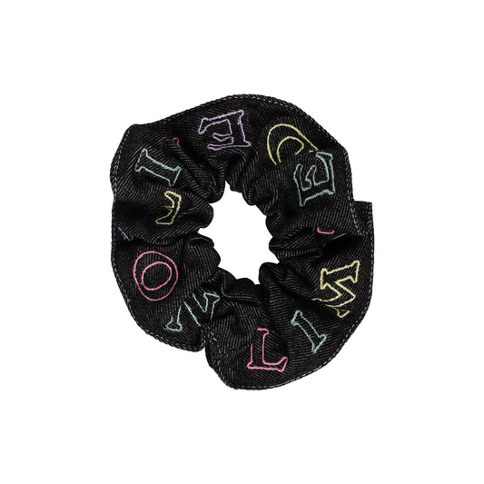 Embroidered Logo Scrunchie