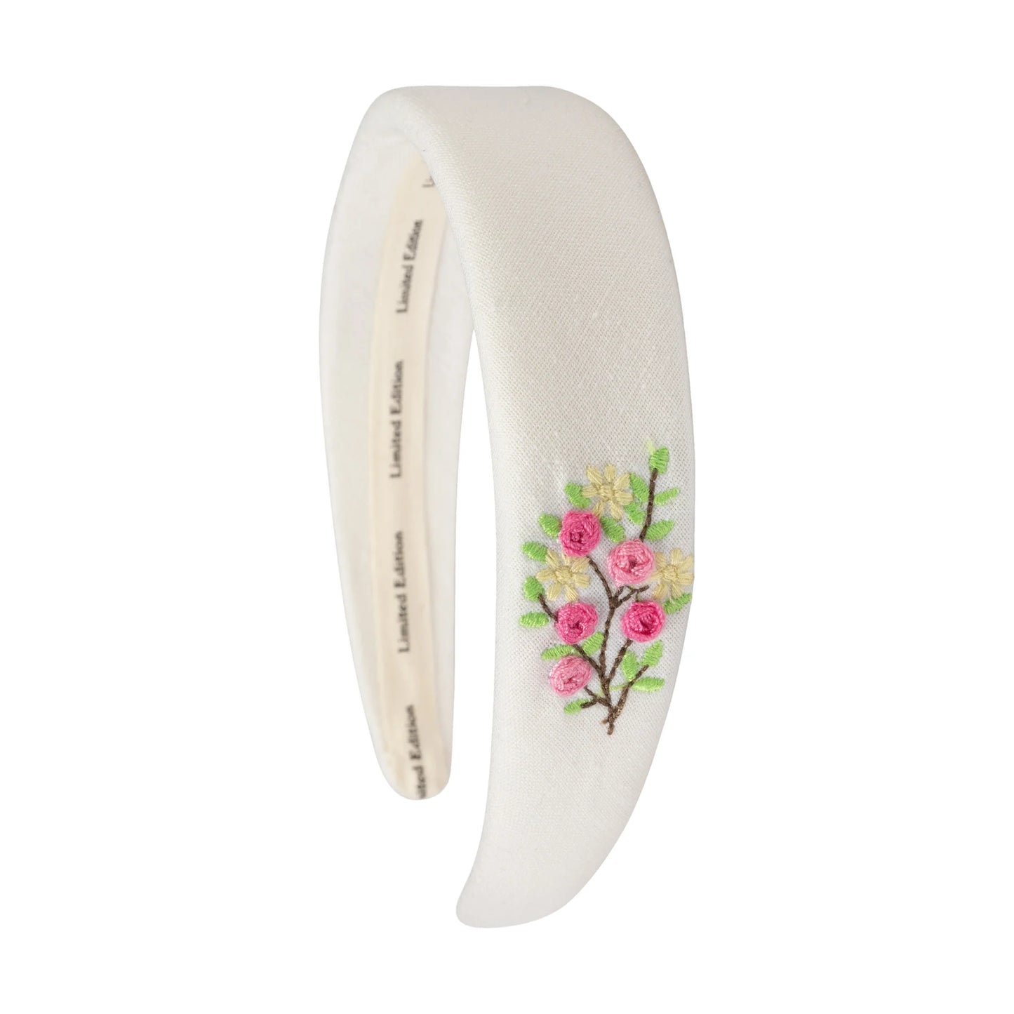 Floral Embroidered Headband