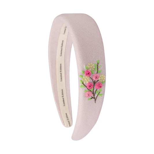 Floral Embroidered Headband