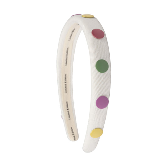 Denim Snap Headband Thin