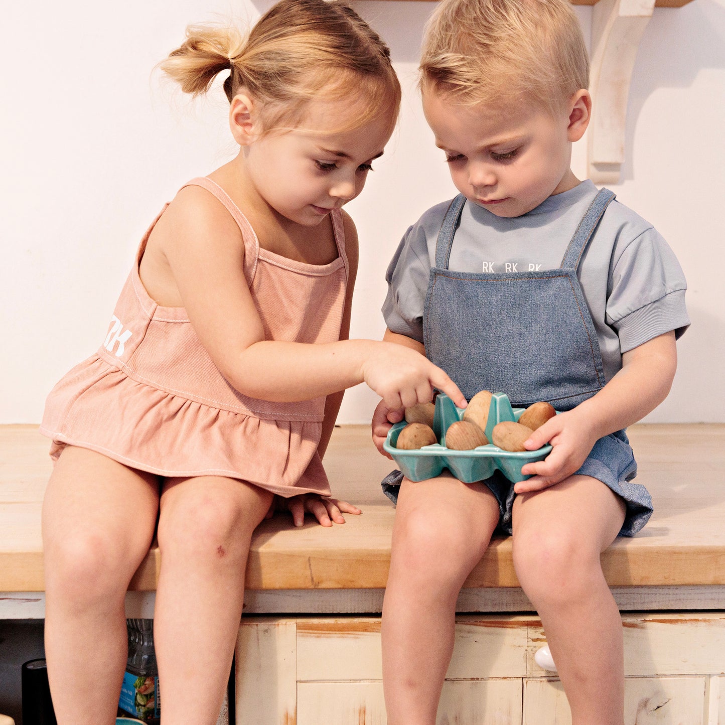 RetroKid Hollis Denim Baby Overalls