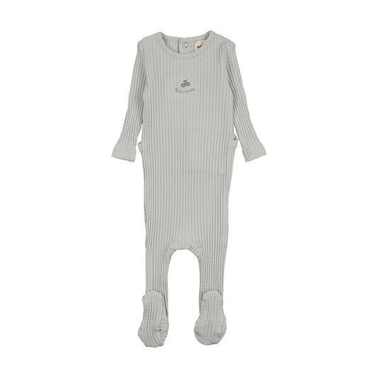 Embroidered Textured Footie