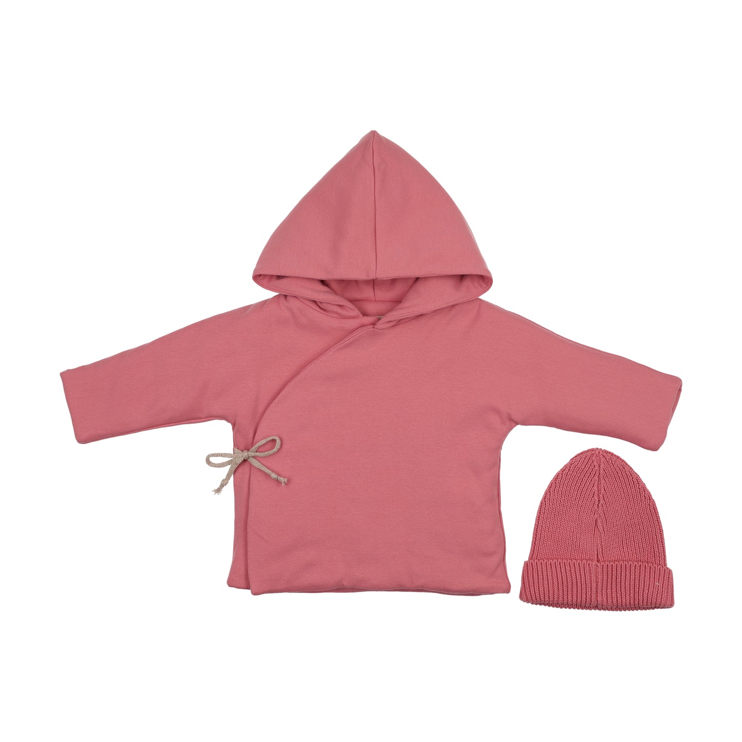 Qulted Jacket & Knit Beanie