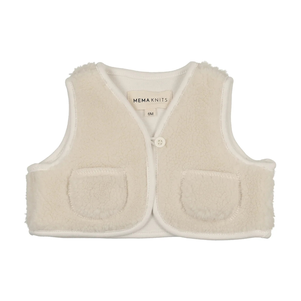 Sherpa Vest - Ivory