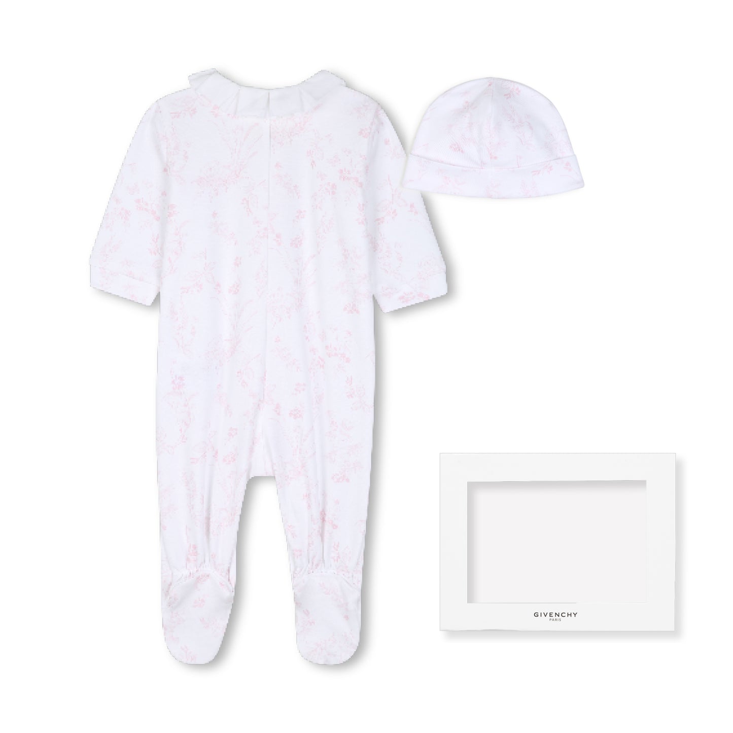Pajamas With Hat H31539 - White pink