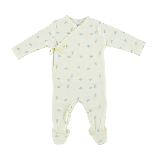 Aaron Wrap Overall And Hat - Blue Branch