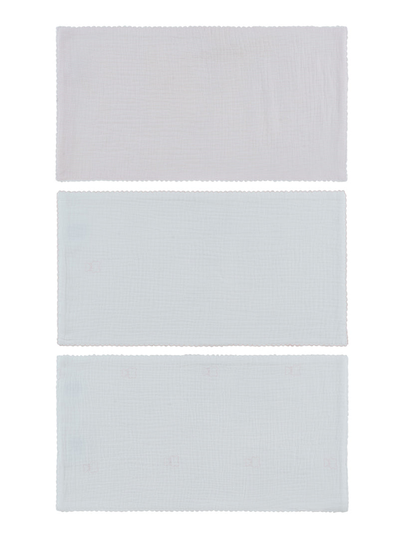 Burp Cloth Set of 3 - Pink