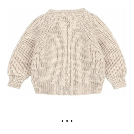 Baby Soft Knit Cardigan - Natural