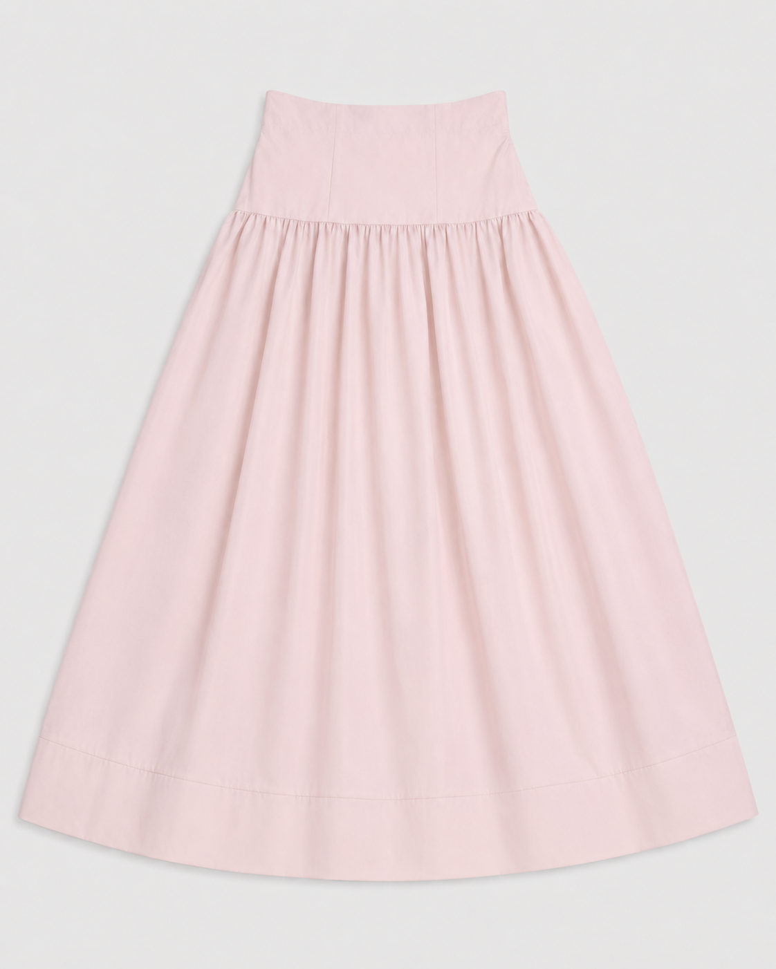 Teens Structured Taffeta Maxi Skirt - Champagne