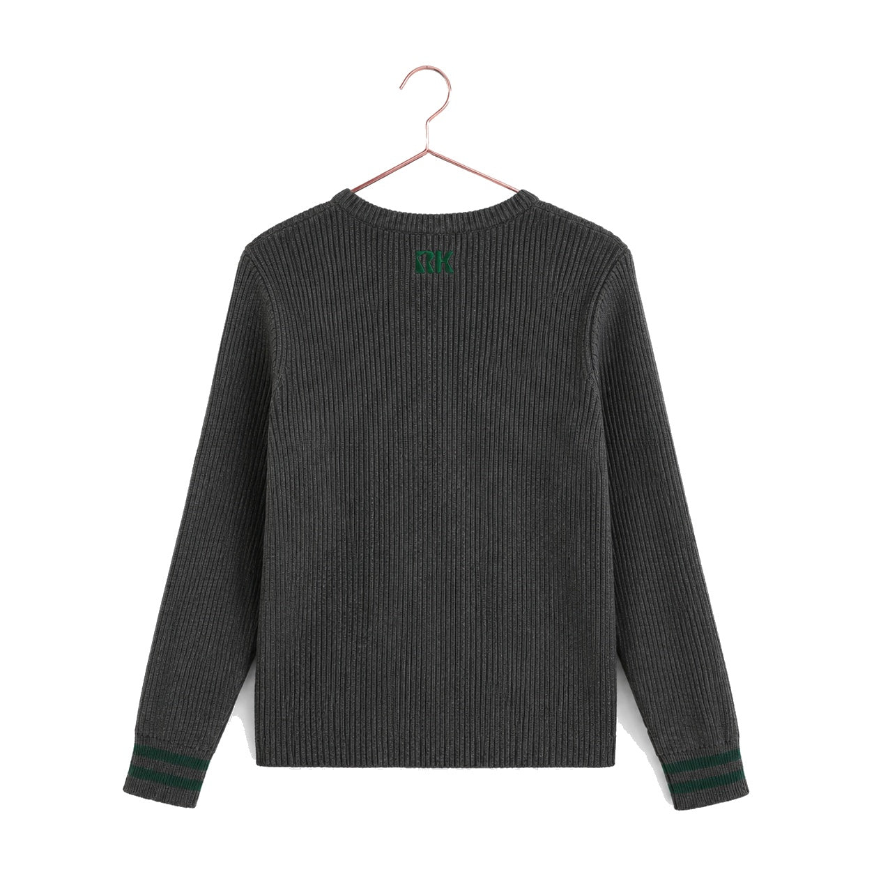 Rowan Knit Ribbed Sweater - Gray