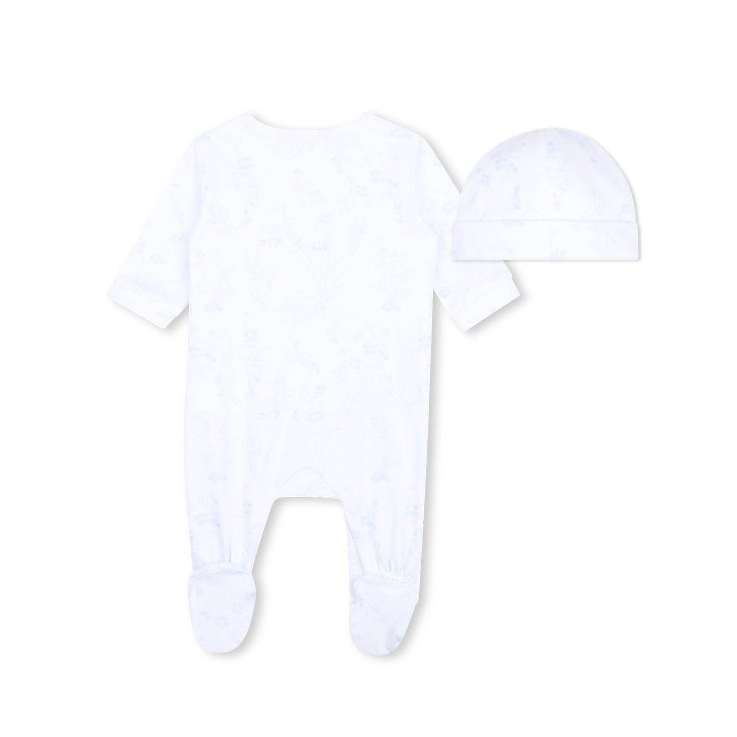 Pajamas With Hat H31534 - White Blue