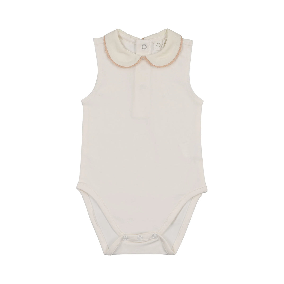 Bodysuit - Crochet Trim - Rose