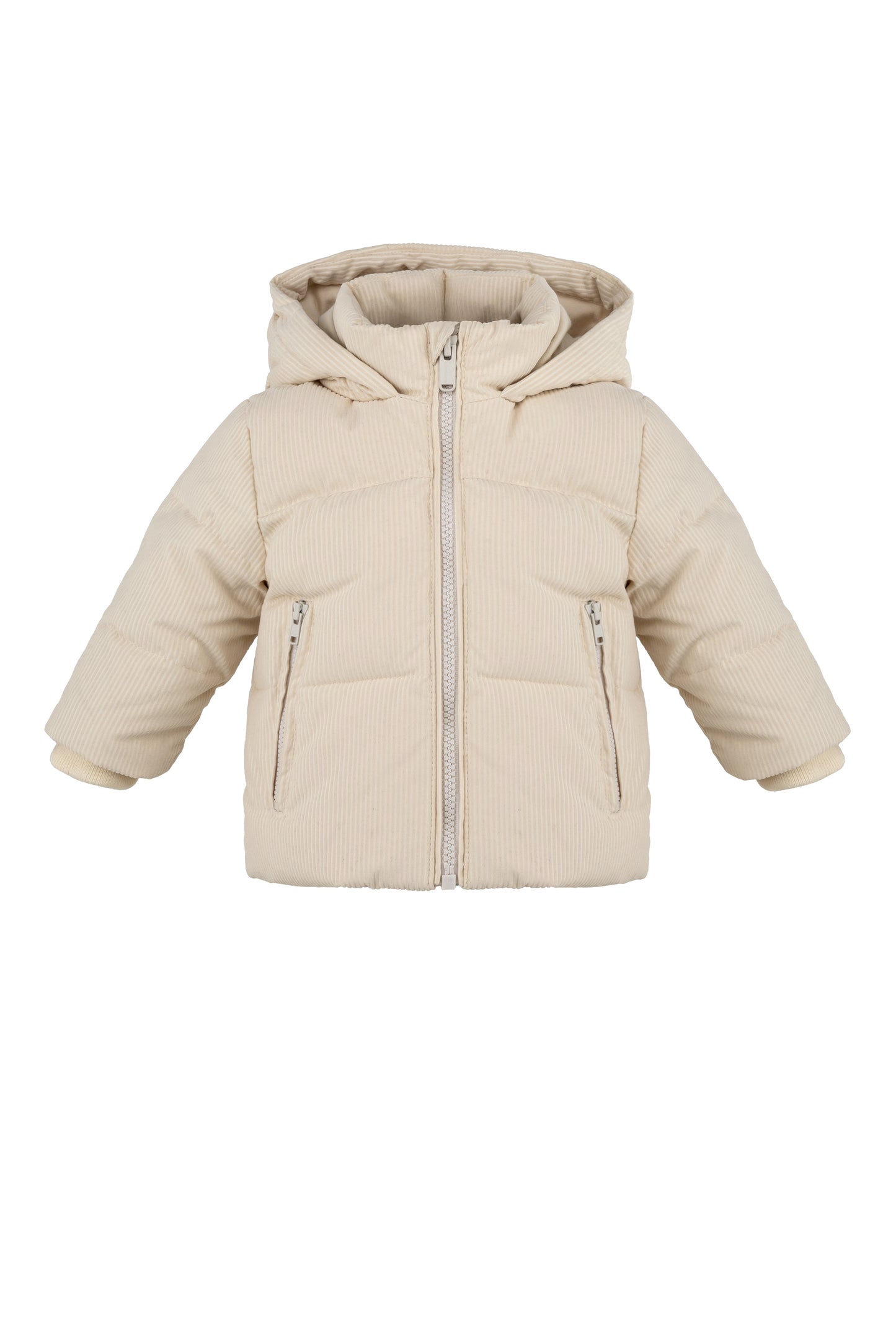 Hooded Baby Down Jacket - White