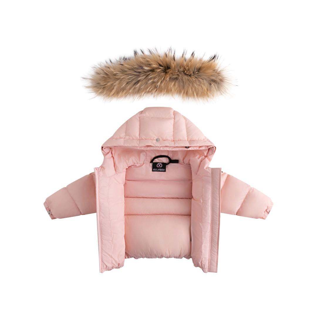 Baby Fur Jacket — Baby Pink