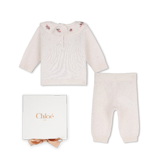 Pullover Trouser Set C21373 - Ivory