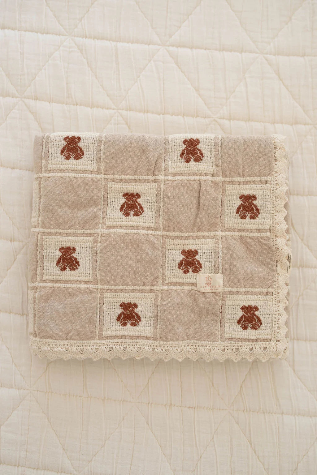 Patchwork Blanket - Teddy