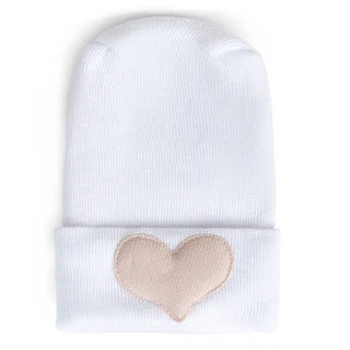 Adora Hospital Hat - Linen Petal Heart