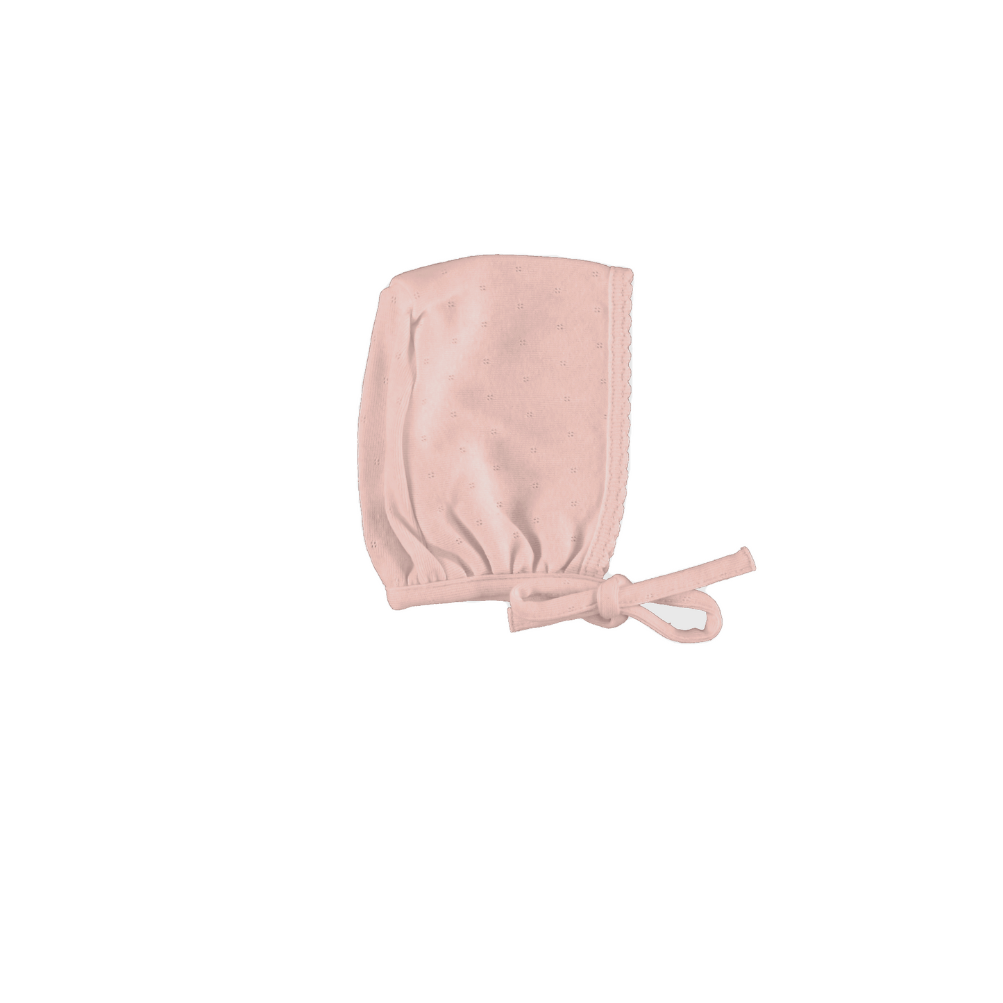 Bebe Wrap Overall With Bonnet - Blush