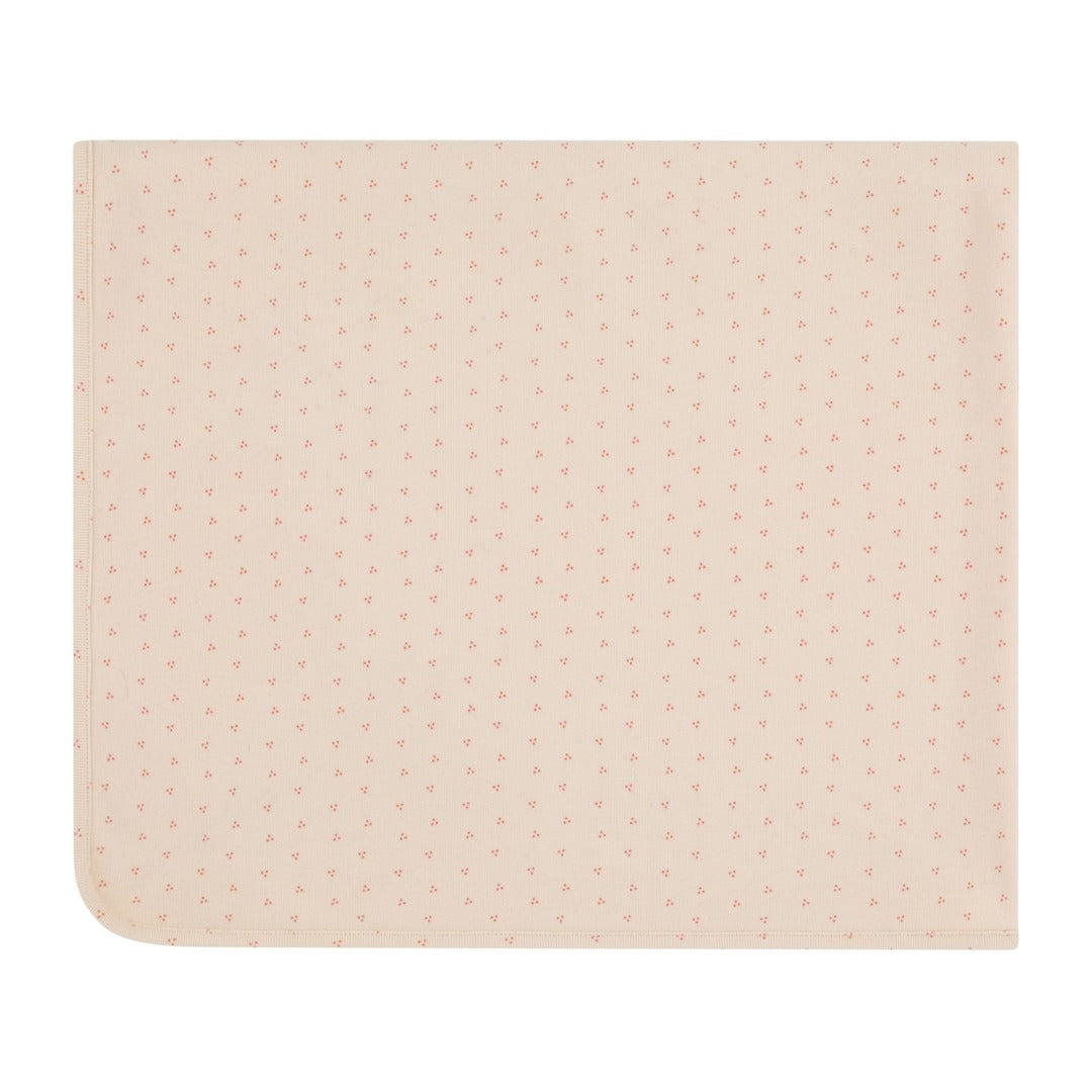 Wrap With Dot Print Blanket - Pink-Red Dot