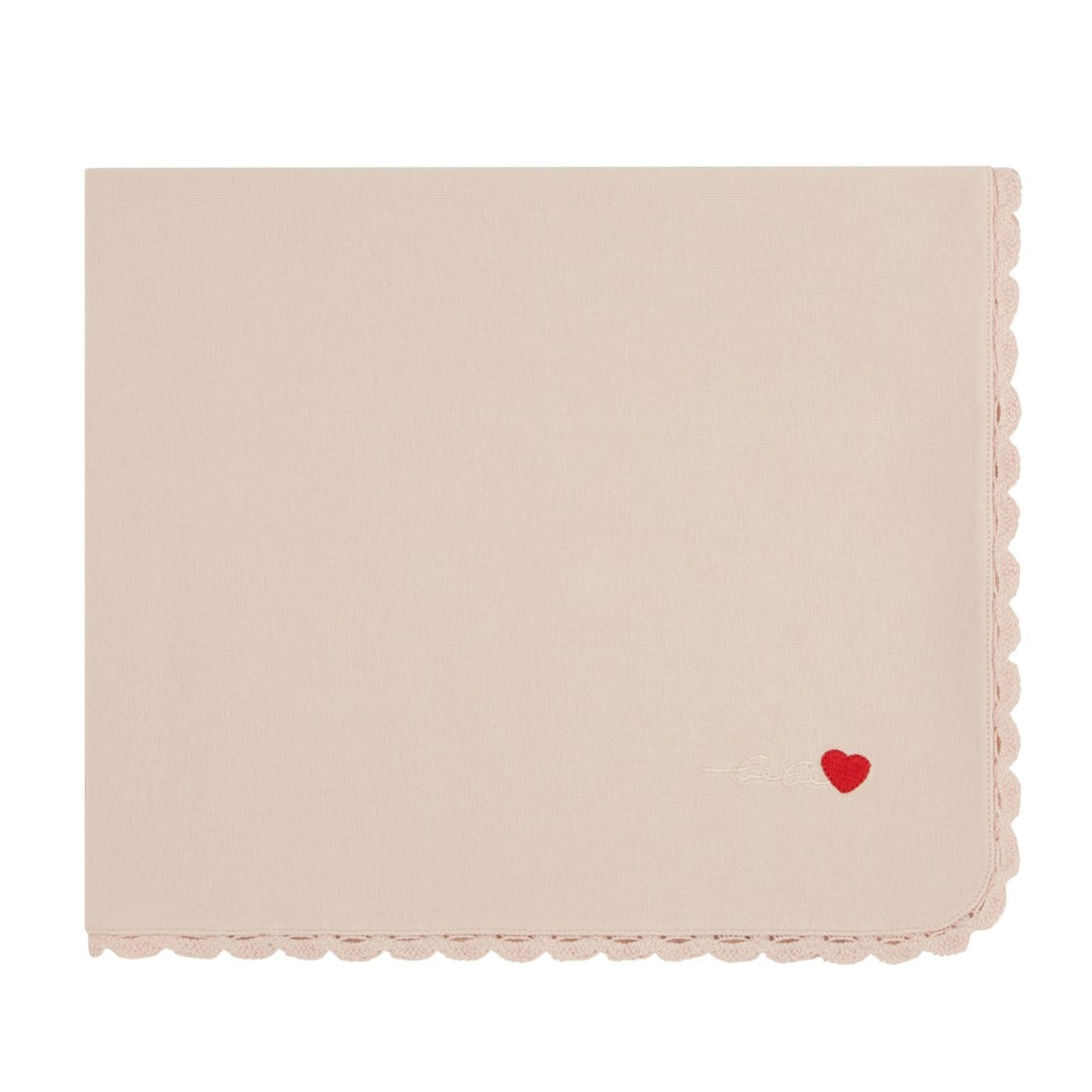 Bebe Heart Blanket - Pink