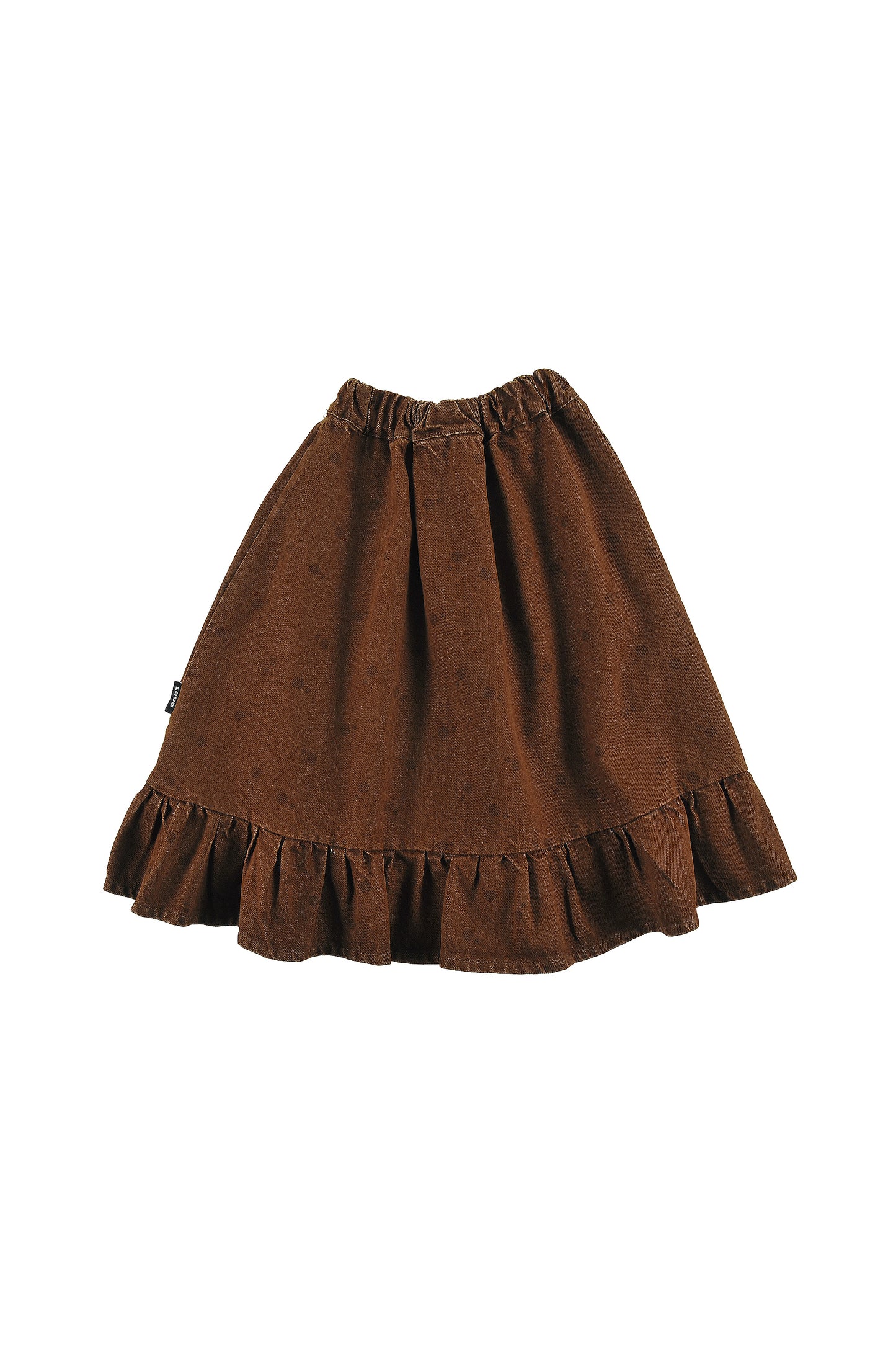 Glide Skirt - Choco/ Polka Dot
