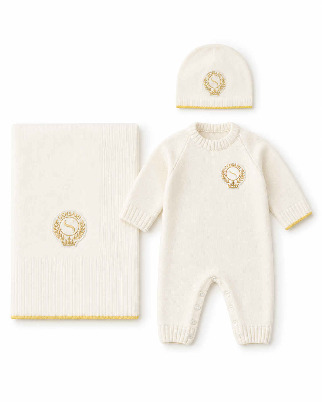 Royal wreath 4pc Set - Off White
