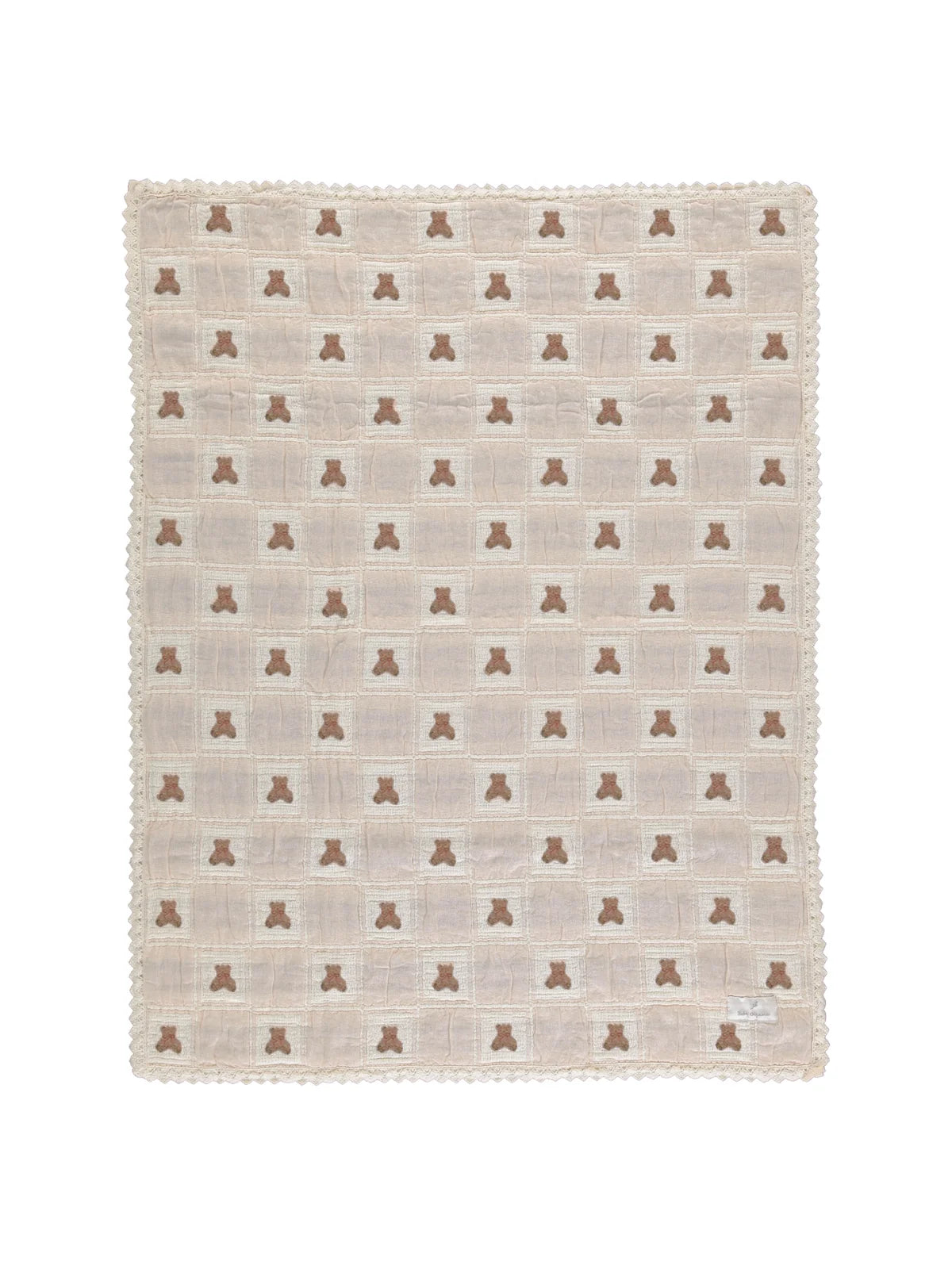 Teddy Blanket - Sand Teddy Patchwork