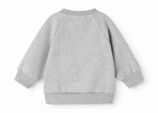 Theos Sweater - Cloud Grey Logo
