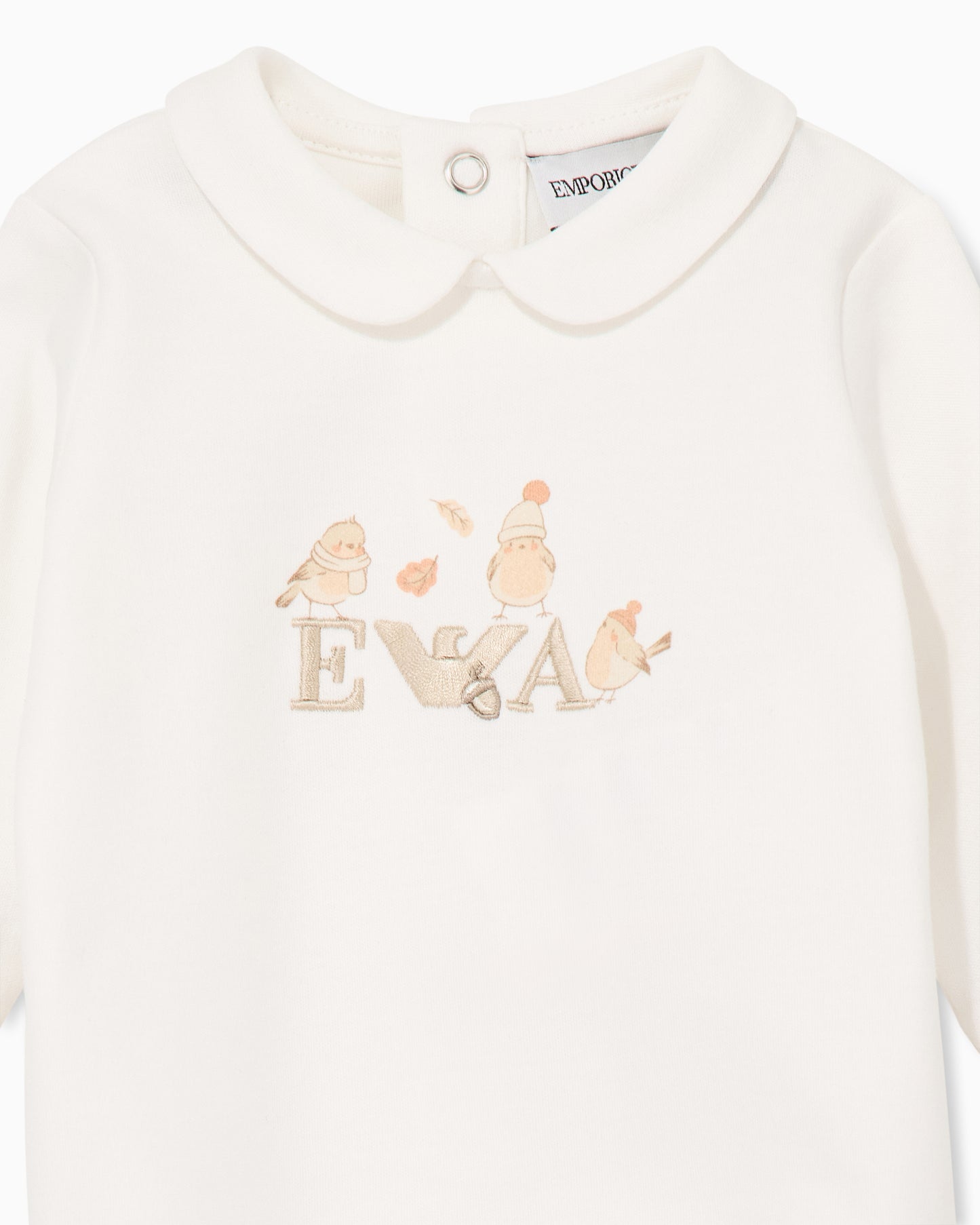 Newborn Bird Footie EY000225 - White