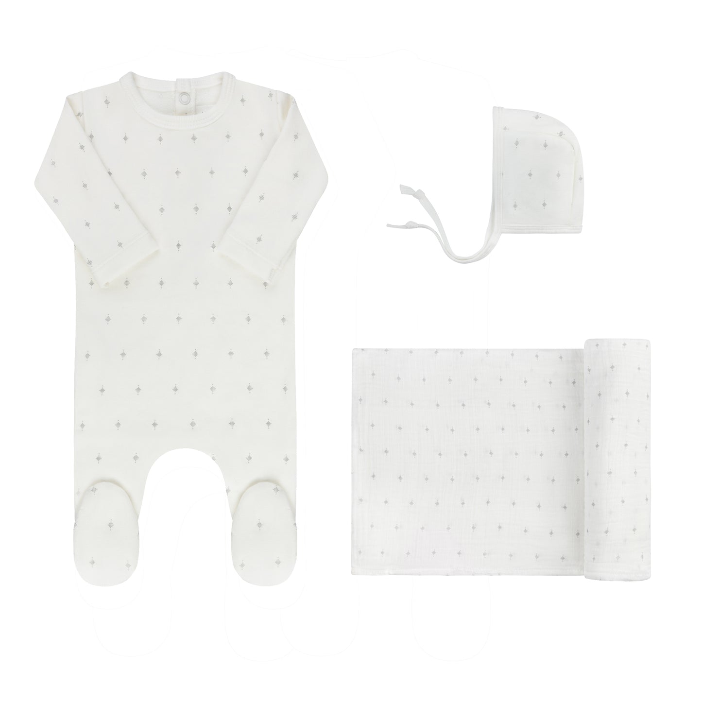 Rosebud Diamond Take Me Home Set - Ivory Blue