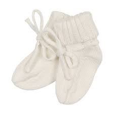 Waffle Knit Booties - Sand