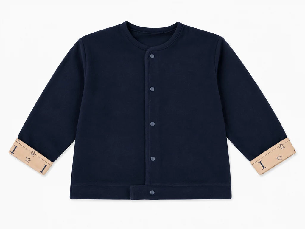 Boys Wool Jacket - Navy
