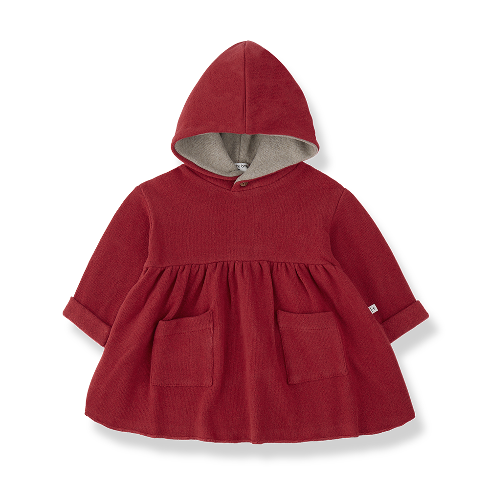 Manitoba Hooded Dress - Flamma