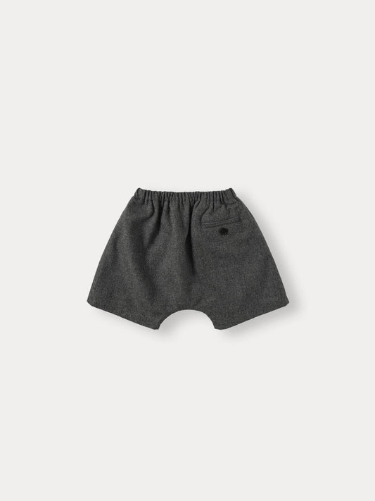 Wool Pleats - Charcoal