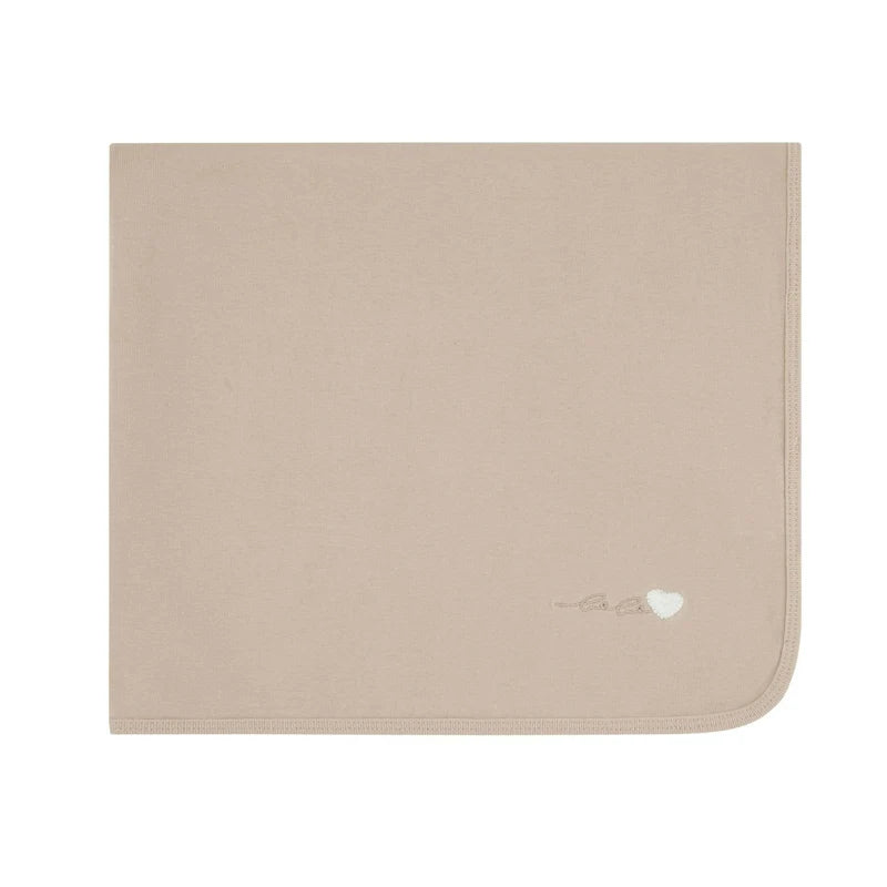Bebe Heart Blanket - Tan
