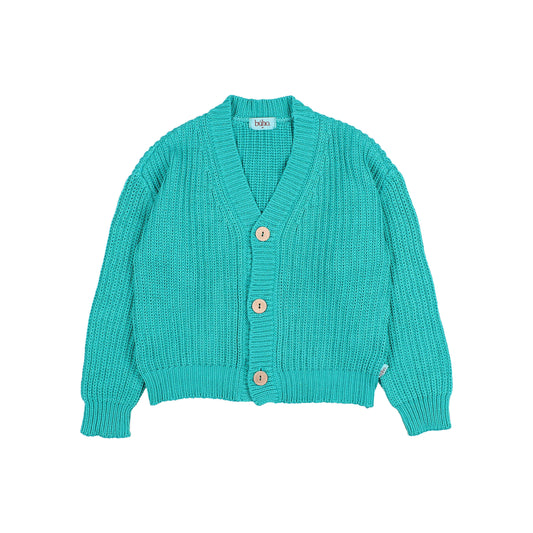 Cotton V Neck Cardigan