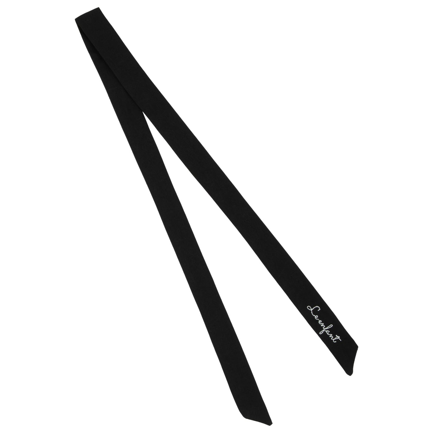 Le enfant Stitched ribbons - Black