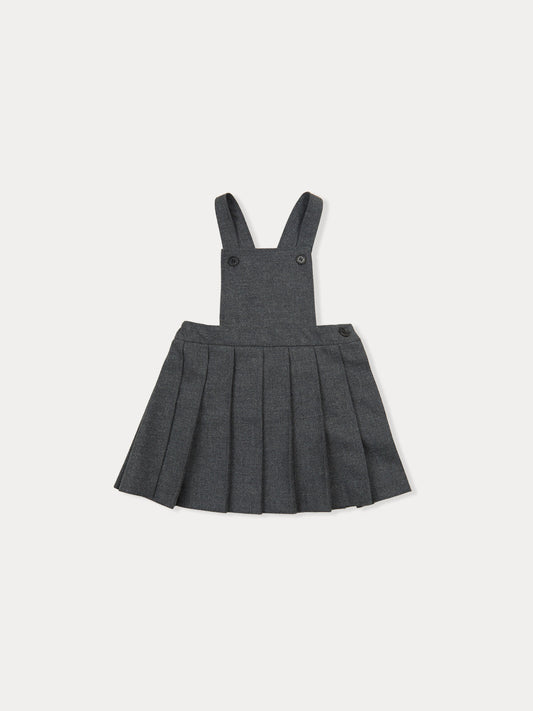 Wool Pleats - Charcoal