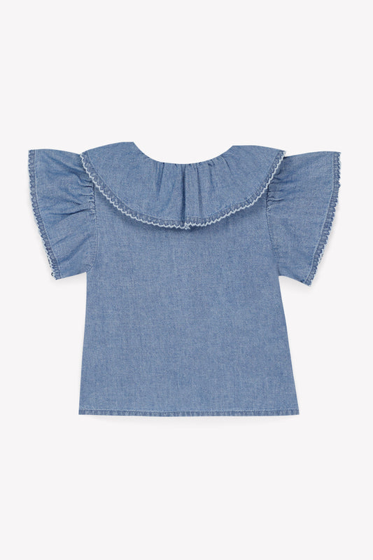 Bonton Ruffle Collar Blouse Chemise Nancy BB