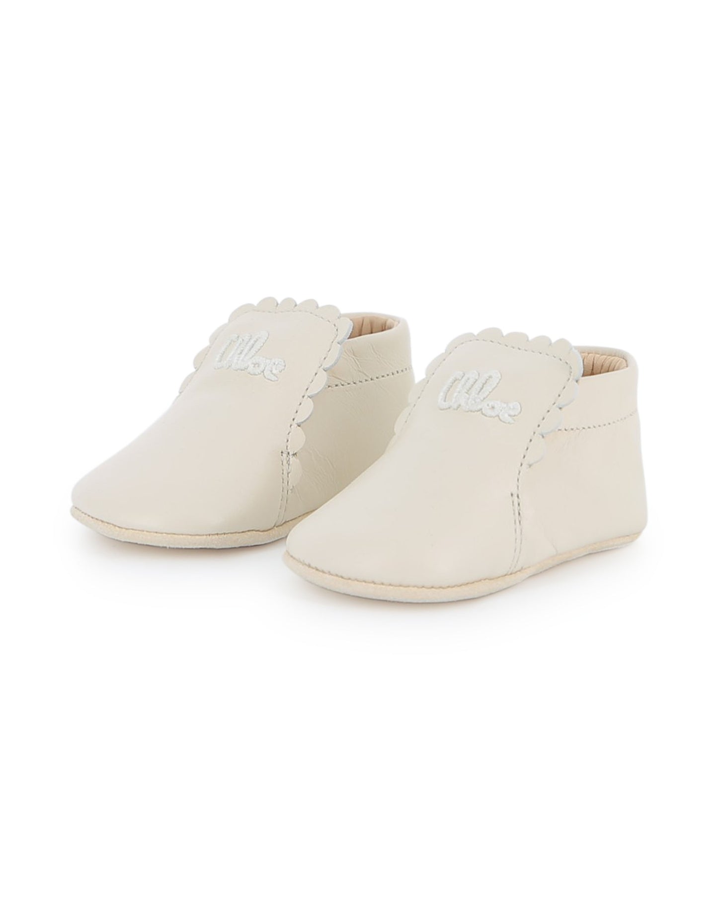 Chloe Scalloped Leather Bootie C20944