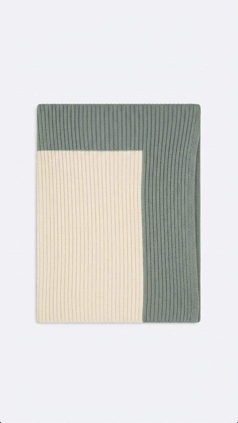 Butter/Moss Blanket DO-33