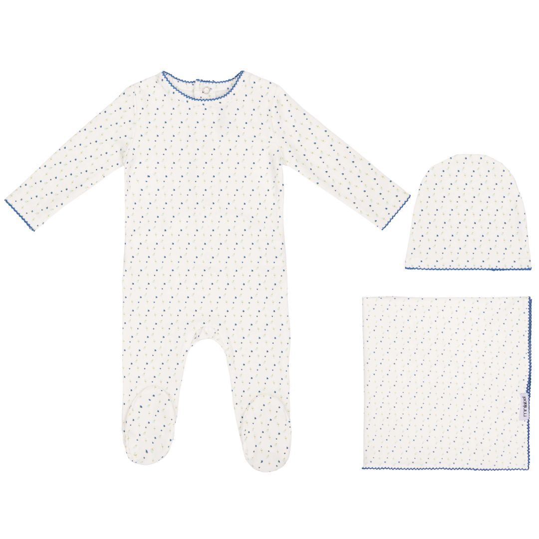 Mini Label Bright Floral Print-Boys Set