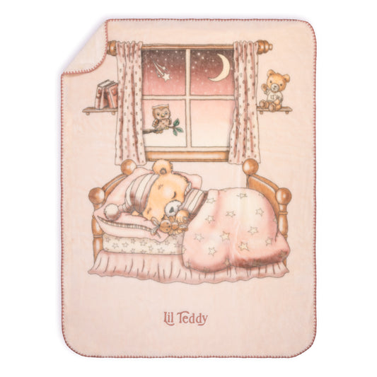 Lil Teddy Twinkle Twinkle Lil Bear Blanket