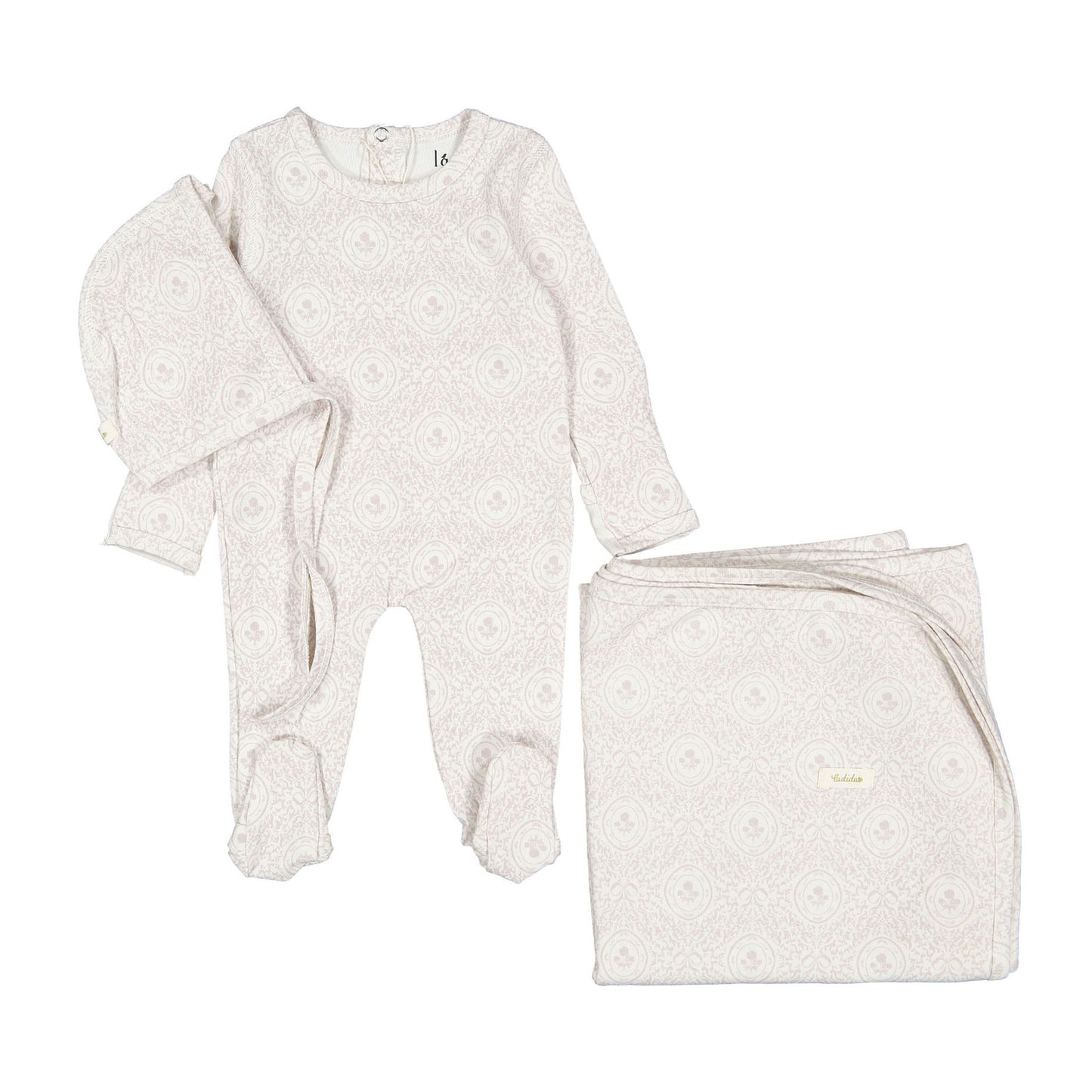 Ladida damask printed 3Pc set