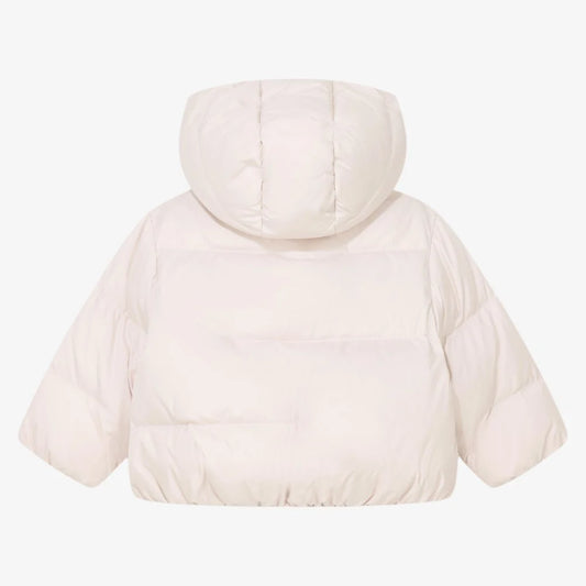 Baby Patch Logo Puffer Jacket EB001523 - Sand