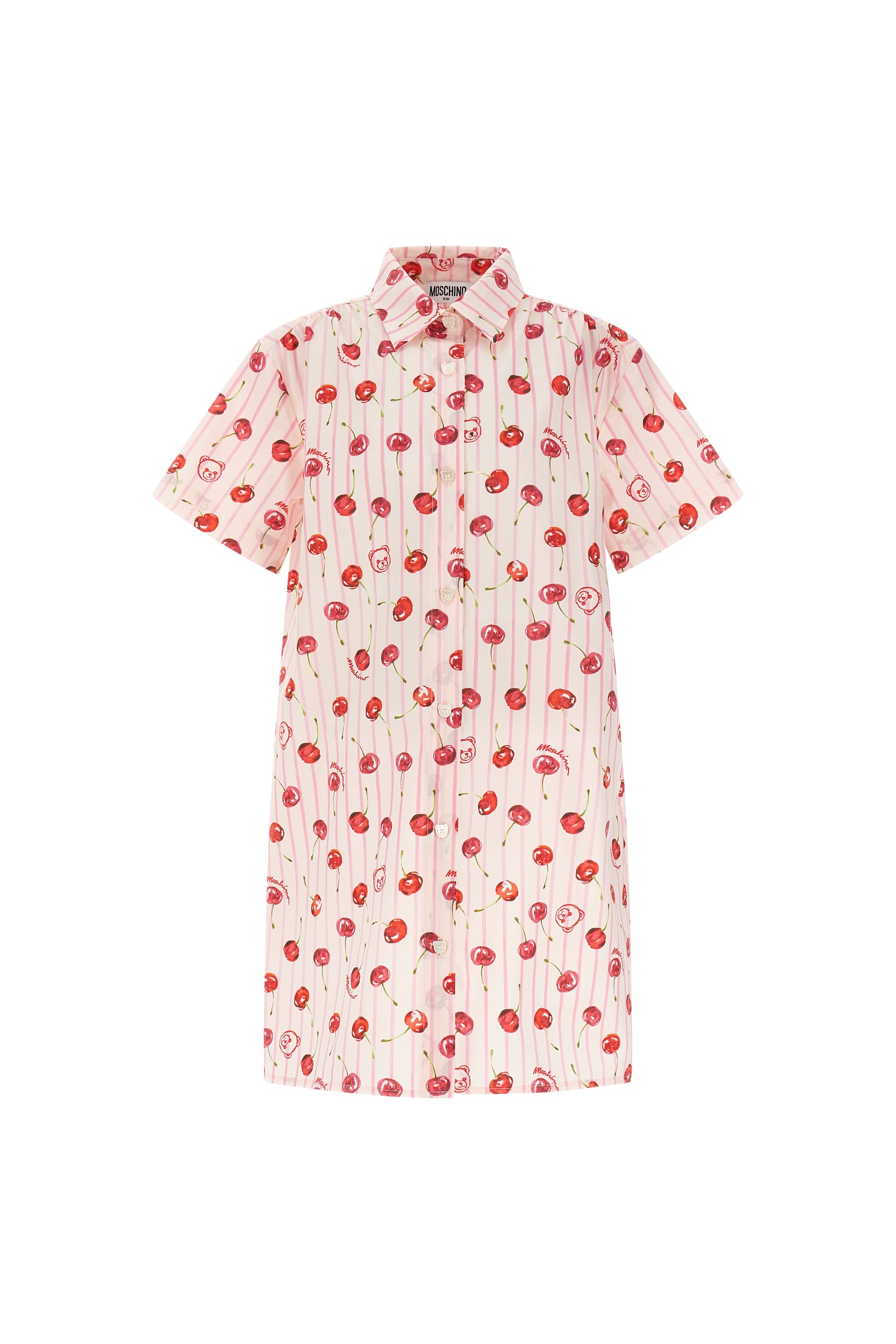 Moschino Short Sleeve printed Collar Dress HDV0HG