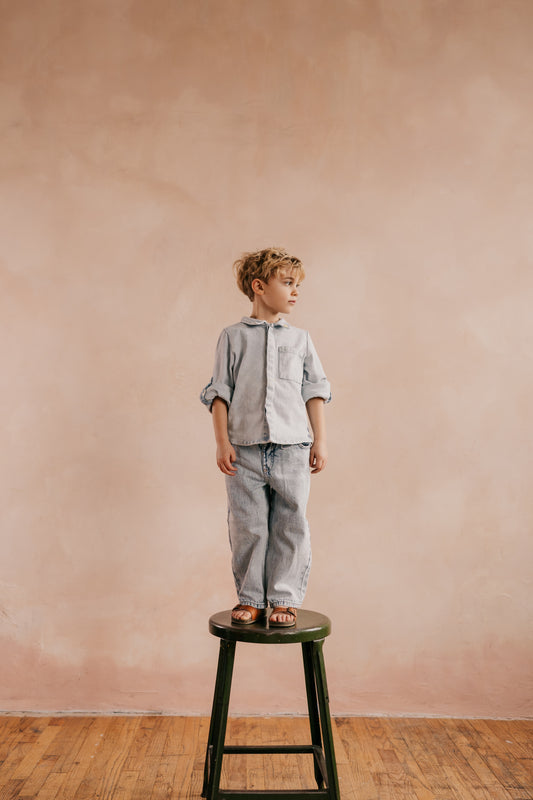 Denim Snap Boys Shirt