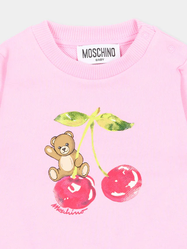 Moschino Cherry Print Sweatshirt MGF02K
