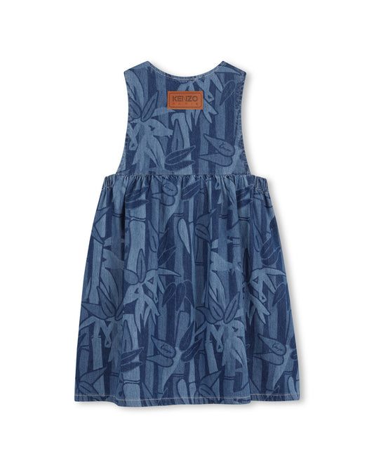 Kenzo Crossed Gather Denim Dress K61749