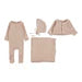 Lillete Velour Cardi Layette Set